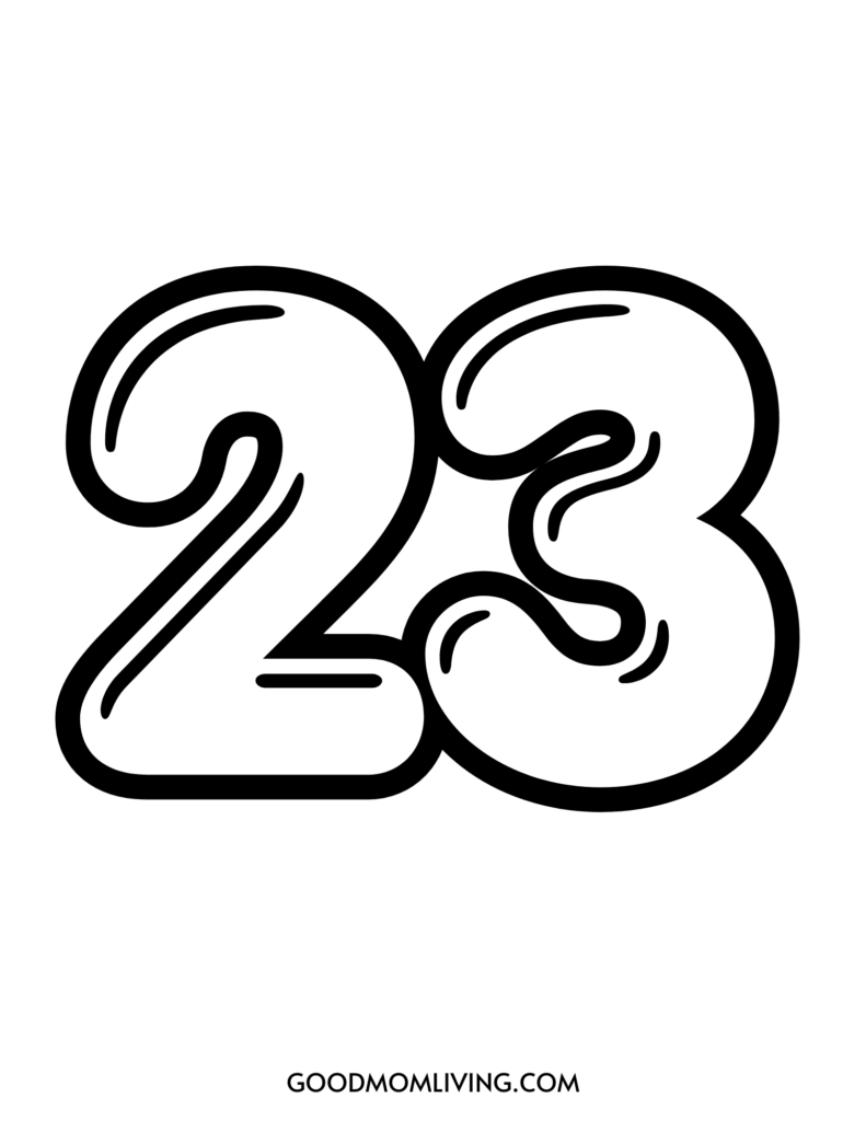 bubble number 23