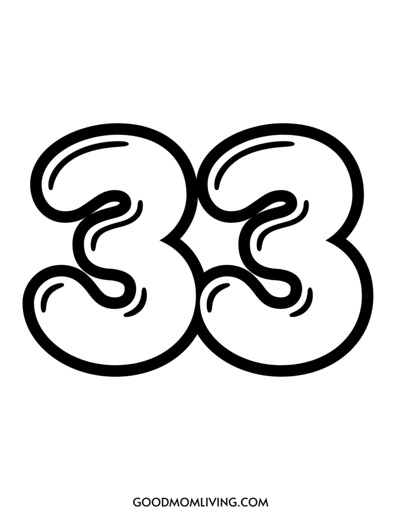 bubble number 33
