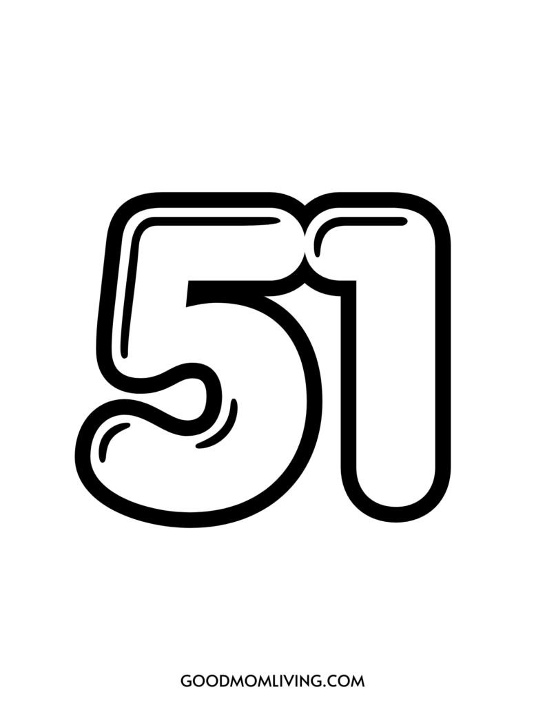bubble number 51