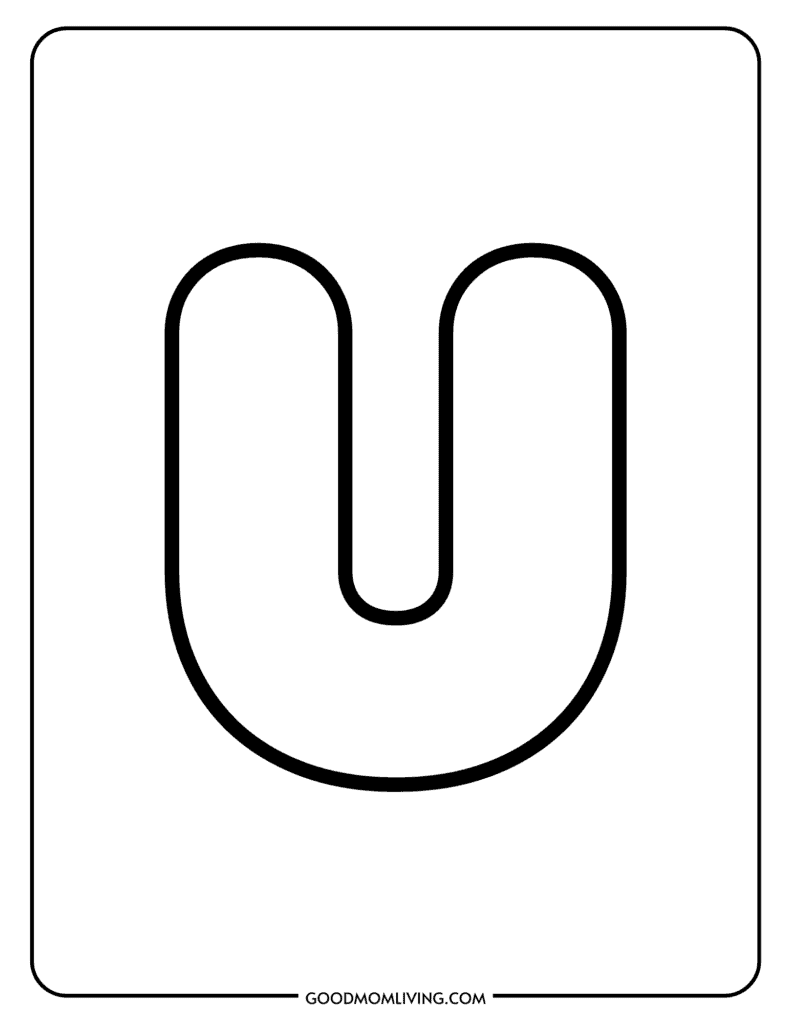 letter alphabet coloring pages