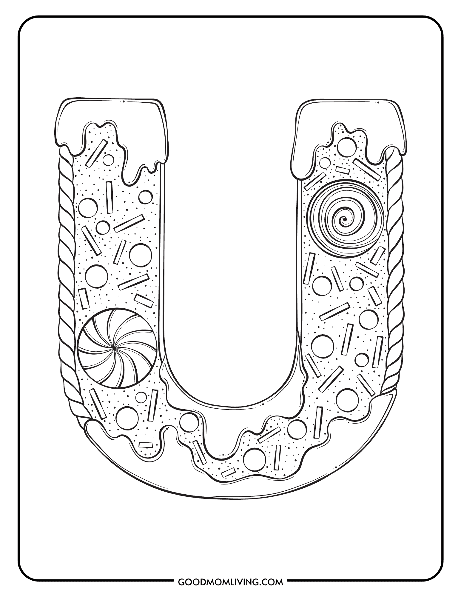 Letter U Coloring Page: Free Alphabet Printable - Good Mom Living
