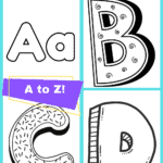 alphabet coloring pages