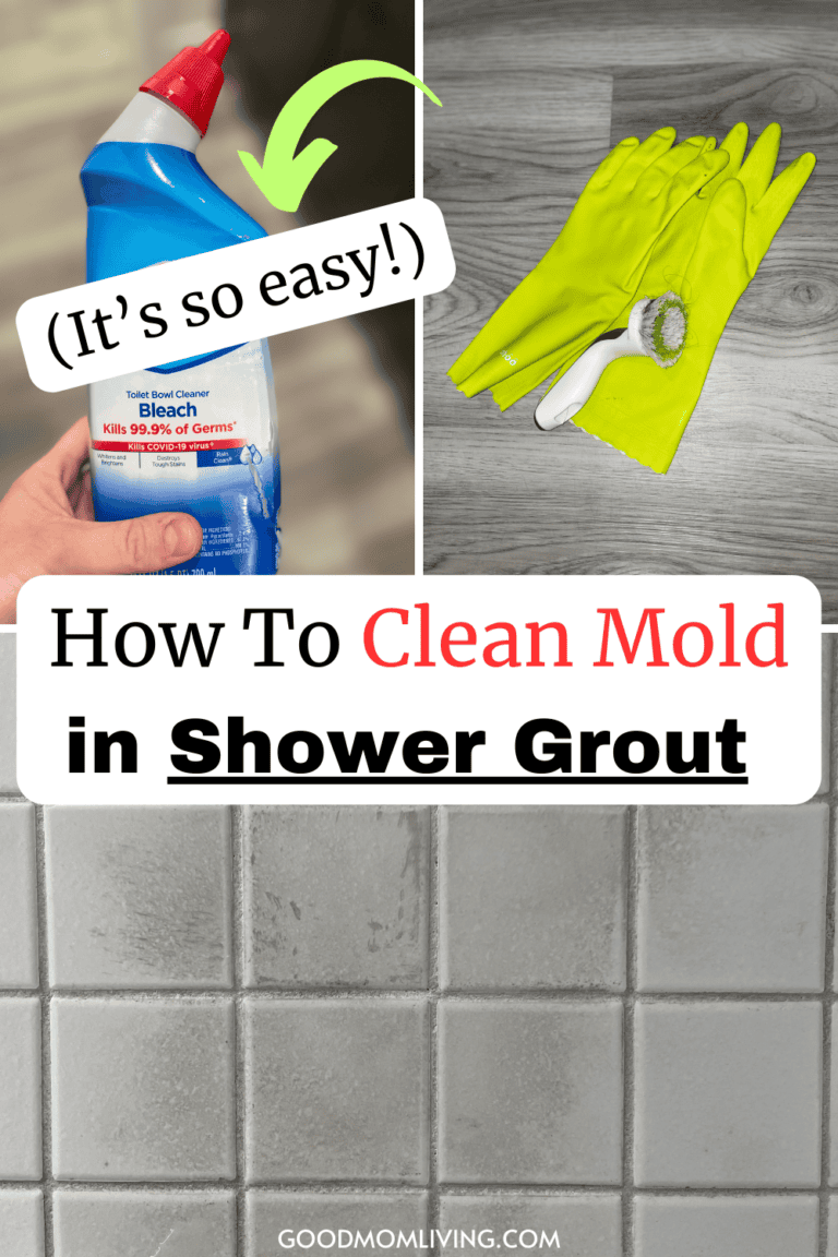 Best Way to Clean Shower Grout (Mom Approved) - Good Mom Living