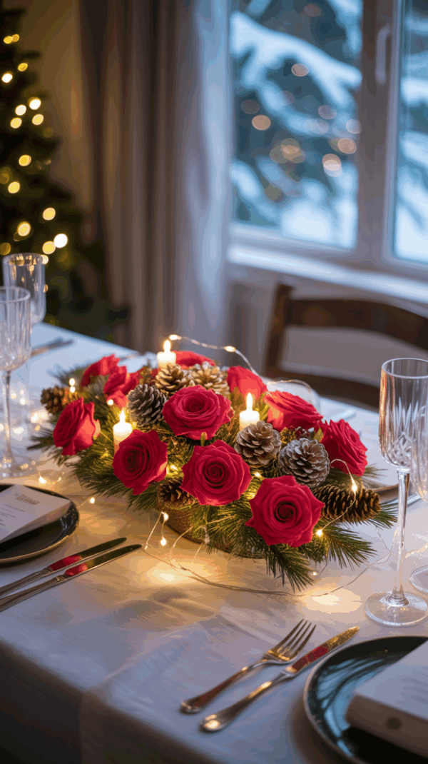 Christmas Dinner Table Setting That’s Festive and Classic - Good Mom Living