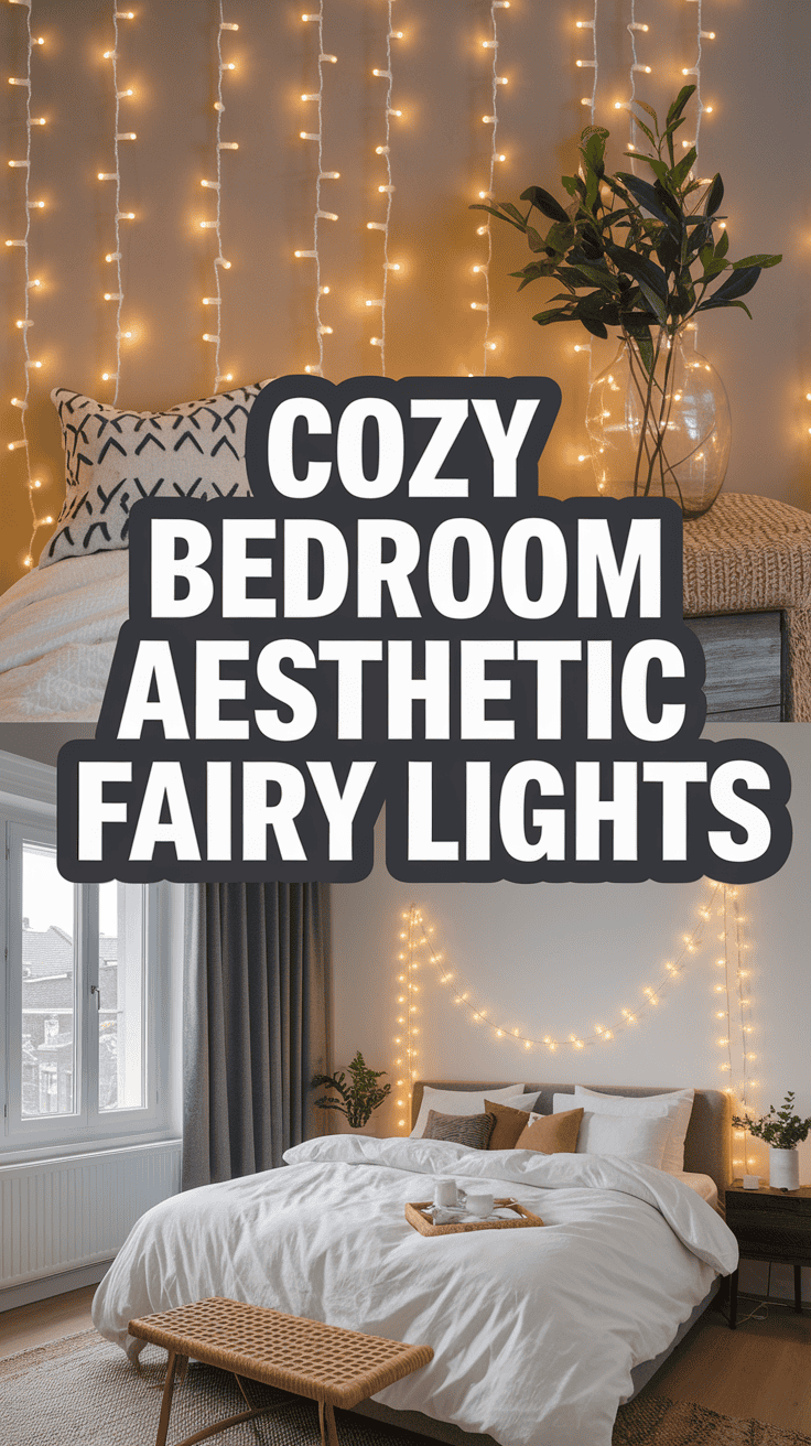 Cozy Bedroom Aesthetic Fairy Lights to Set the Mood - Good Mom Living