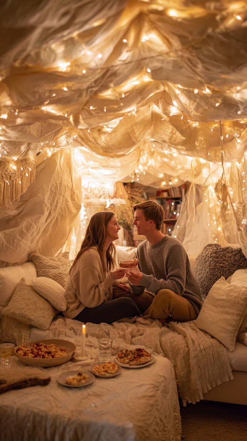 Aesthetic Blanket Fort Date - Image 2