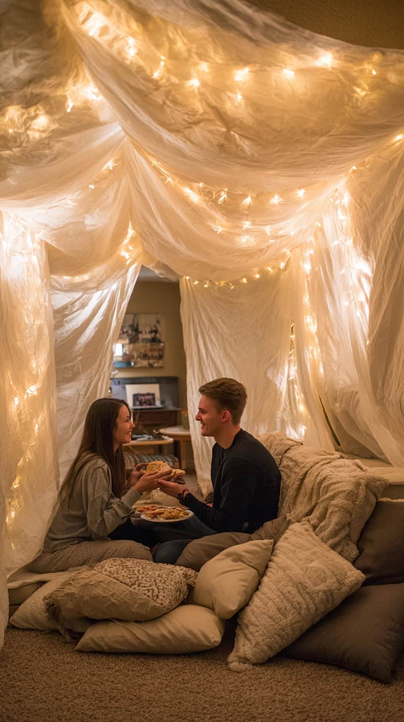 Aesthetic Blanket Fort Date - Image 1