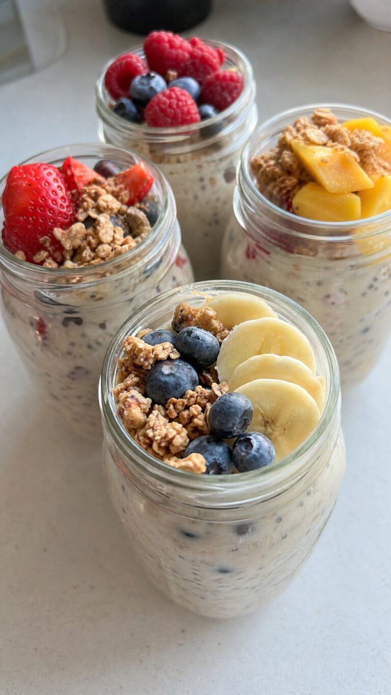 Overnight Oats in Mason Jars