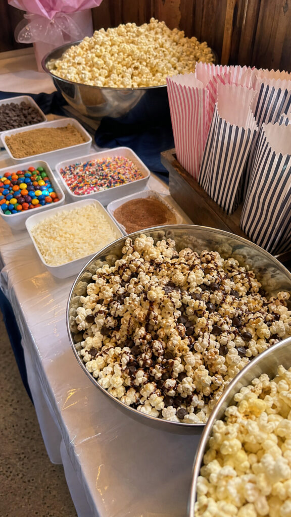 Popcorn Bar for Easy Snacking