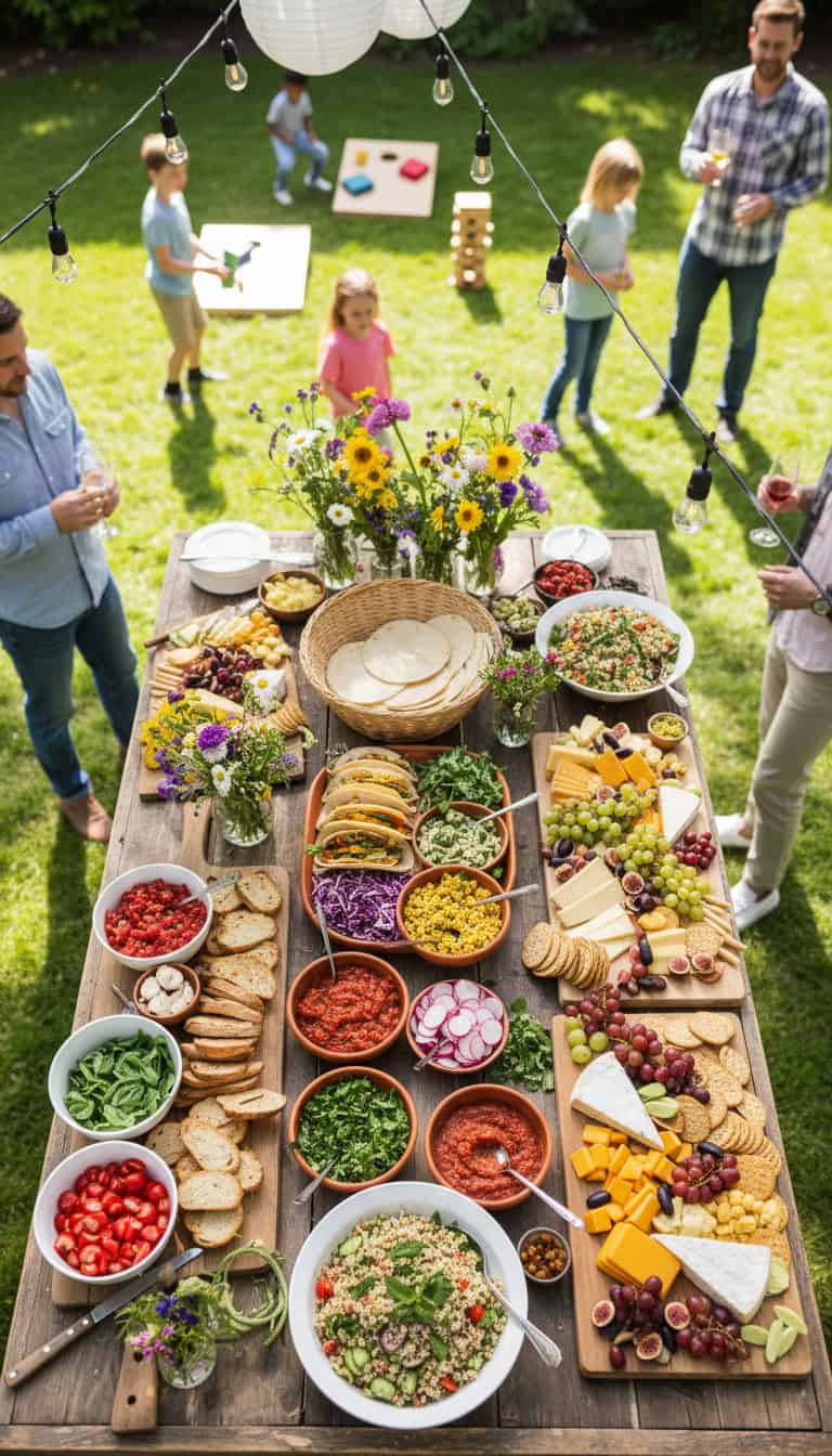 Backyard Garden Party Menus and Games