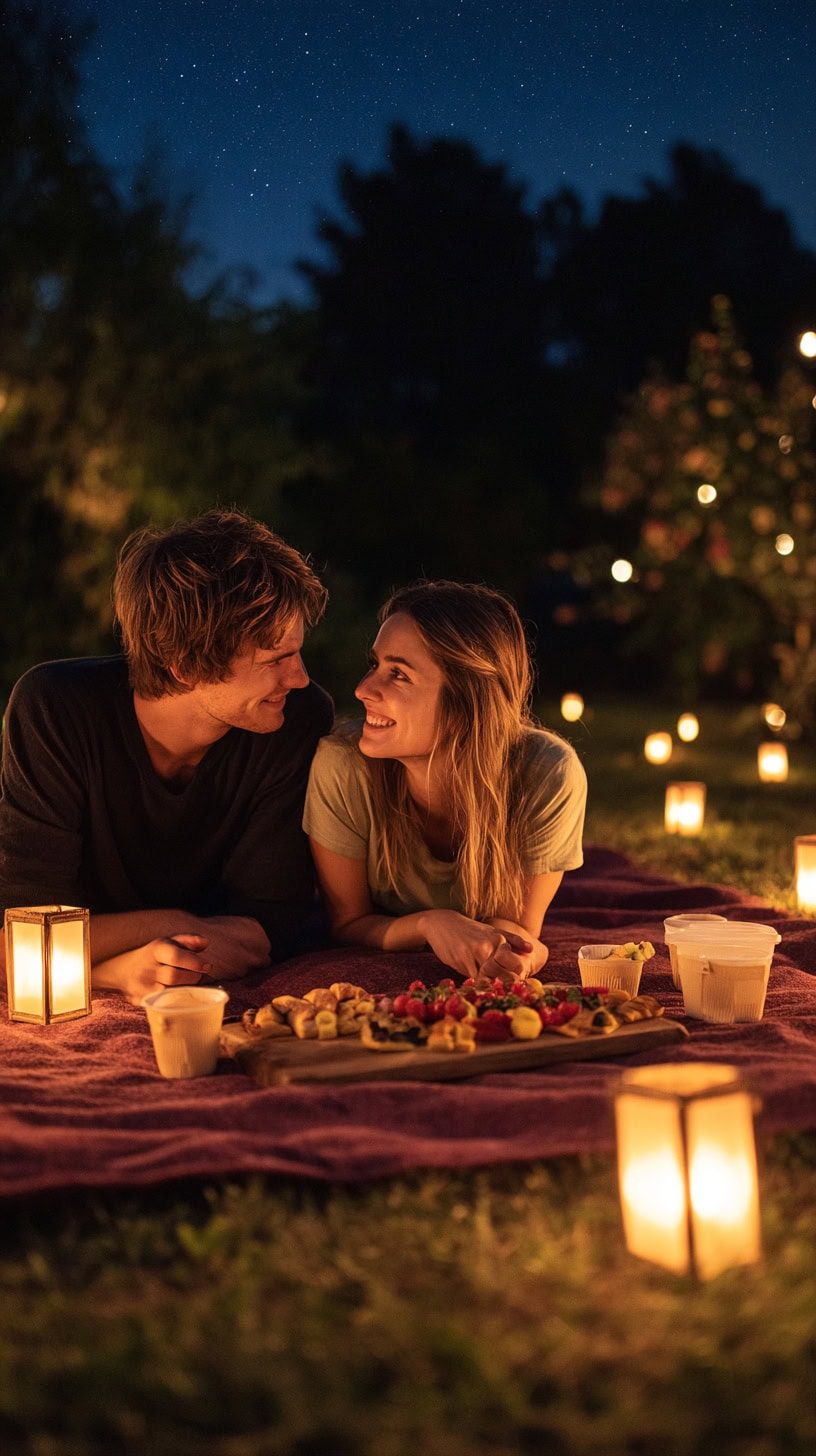 Backyard Starlit Dinner Setup - Image 2