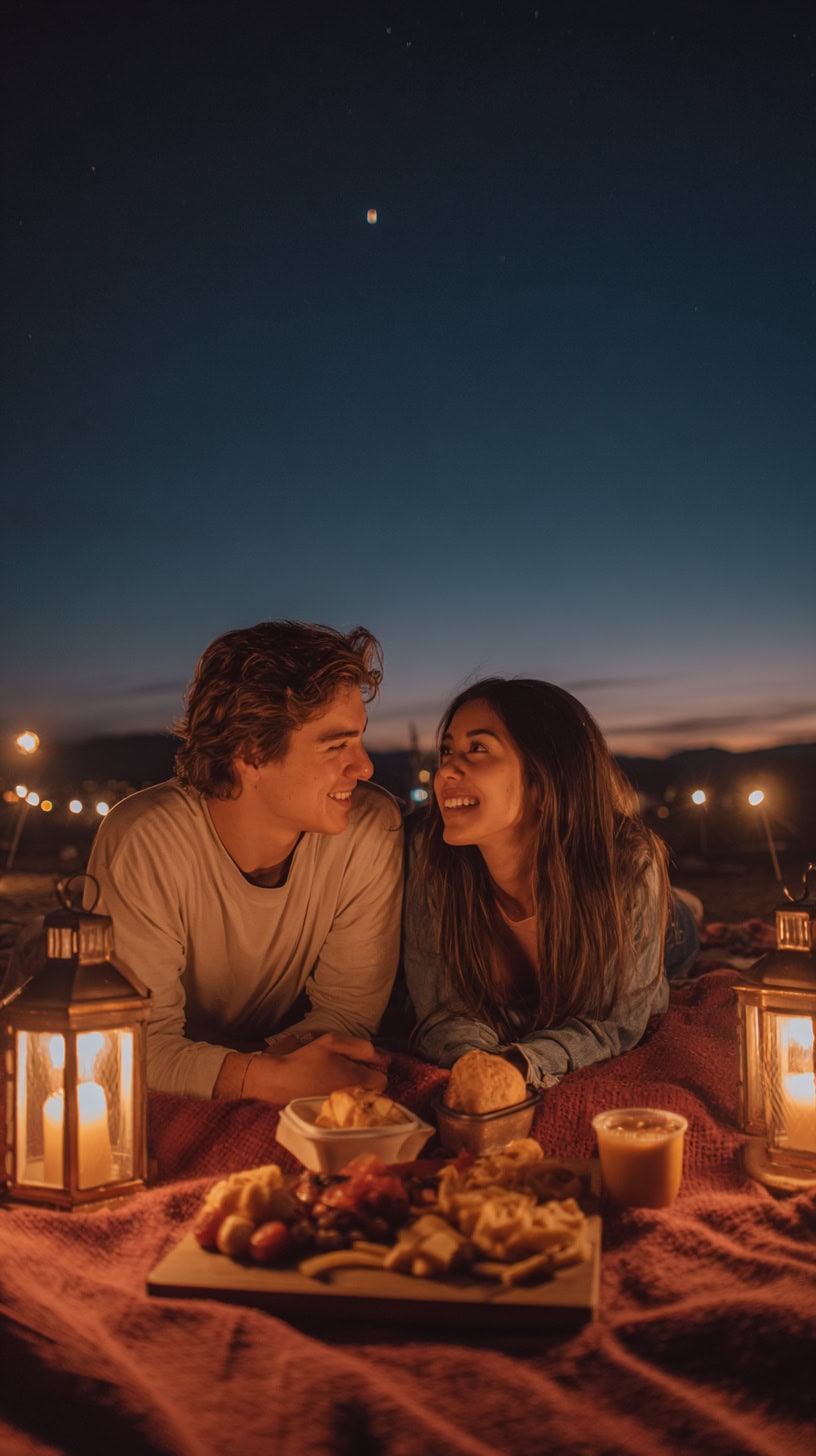 Backyard Starlit Dinner Setup - Image 1