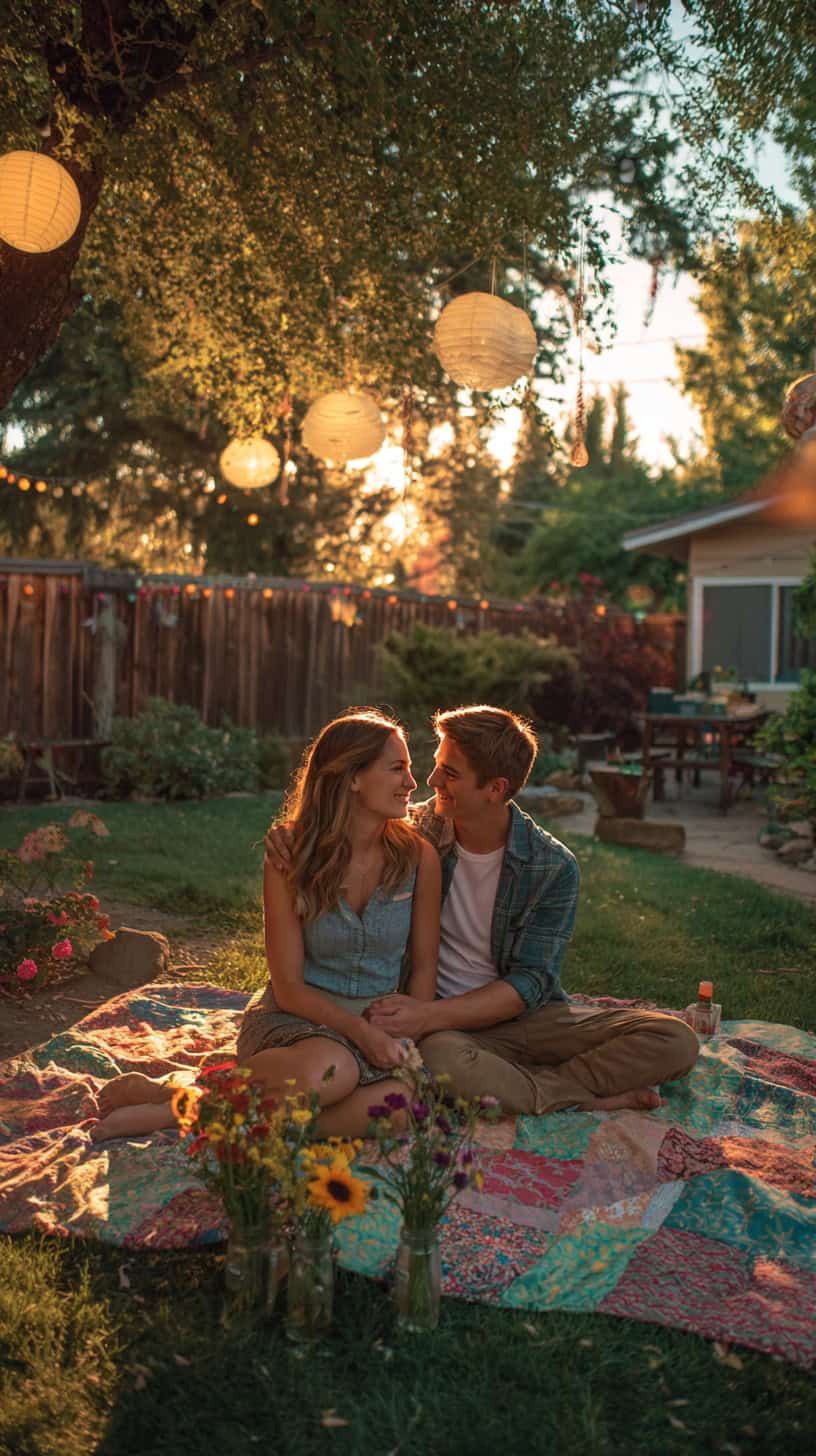 Backyard Sunset Picnic Ease - Image 2