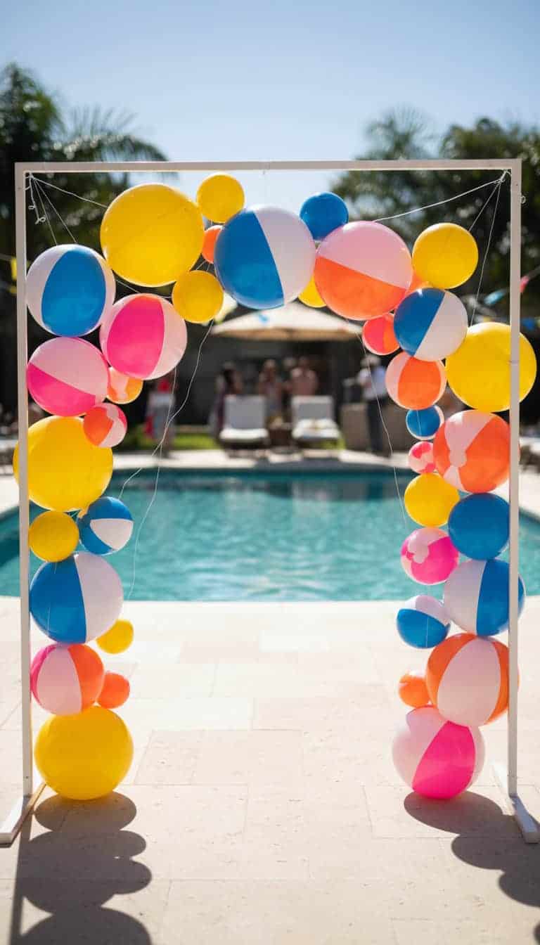 Beach Ball Frame Arch
