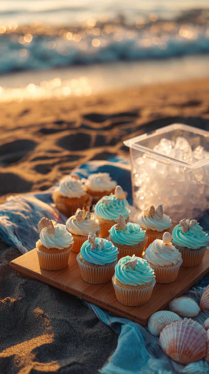 Beach Birthday Picnic Cake - Image 2