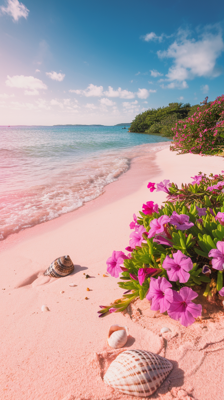 Summer Pink Beach Wallpaper Designs That Bring Warm Vibes - Good Mom Living
