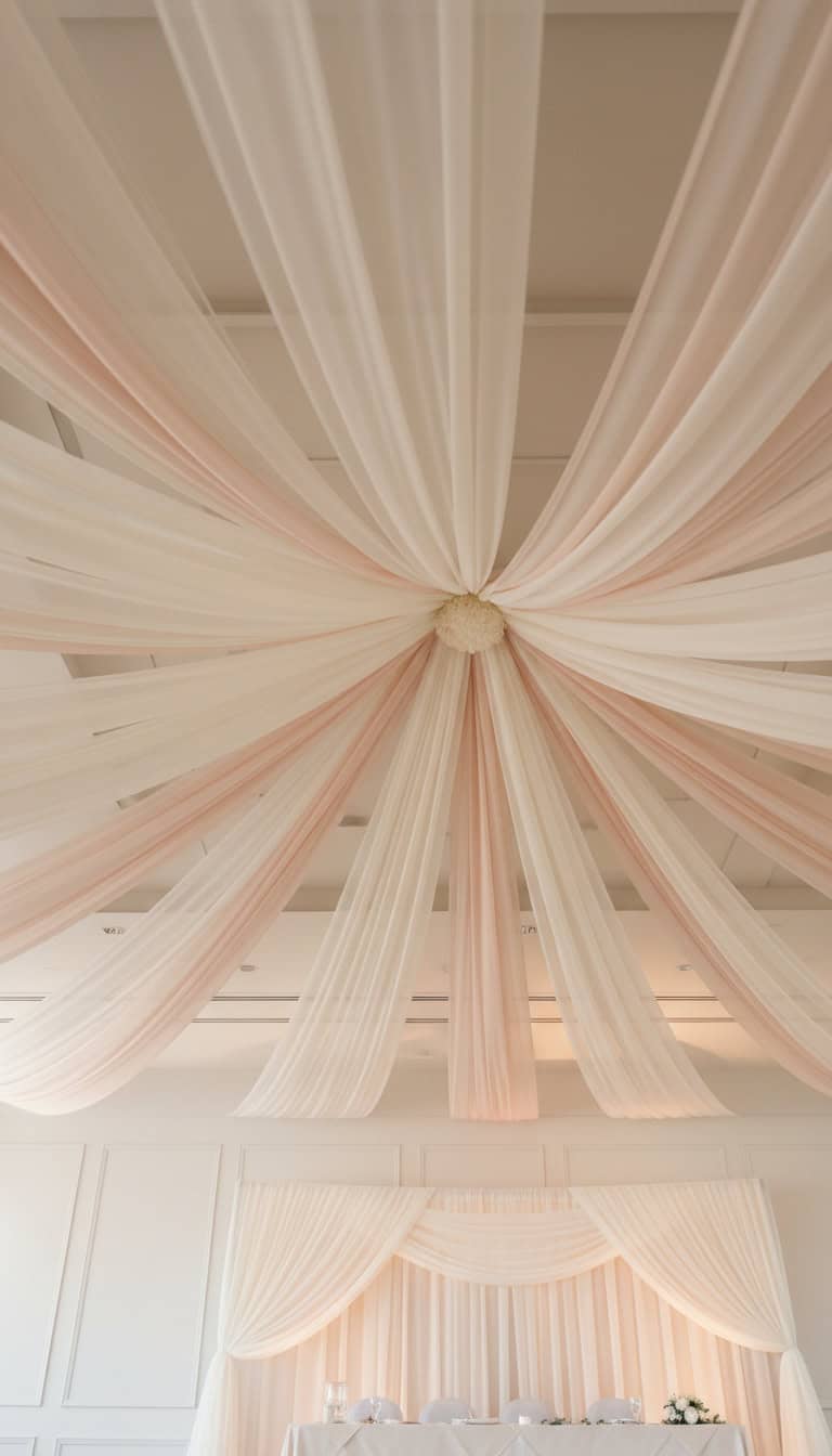 Billowy Fabric Draping