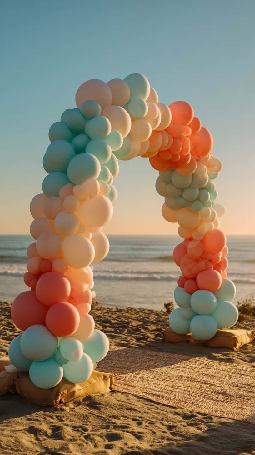 Birthday Picnic Balloon Arch - Image 2