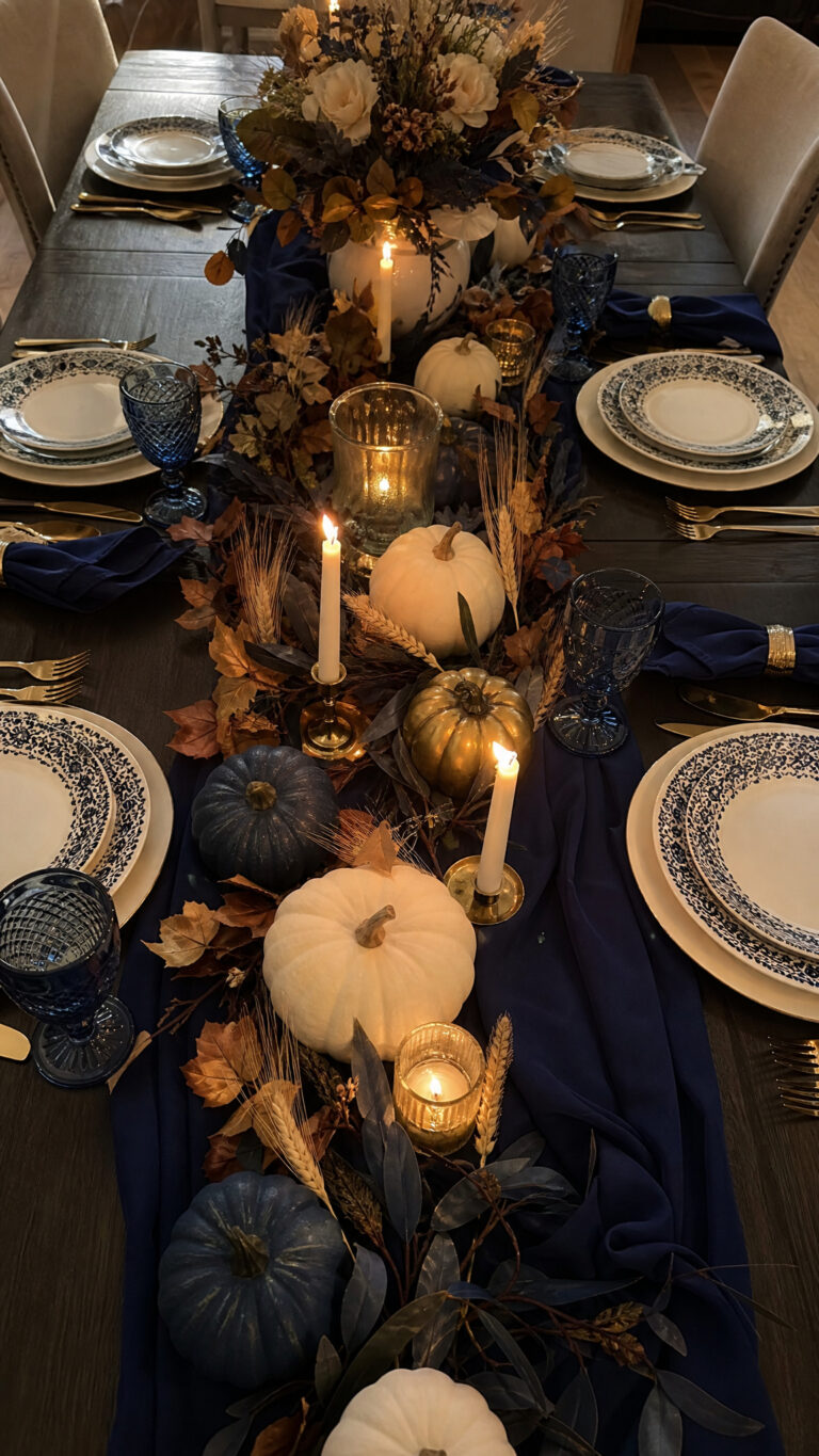 Why Blue Works Beautifully for Thanksgiving