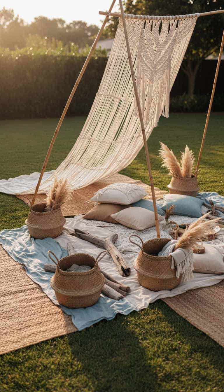 Boho Beach Picnic Dreams in Your Own Yard