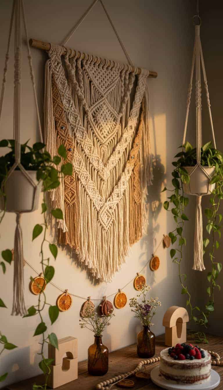 Boho Hanging Macrame
