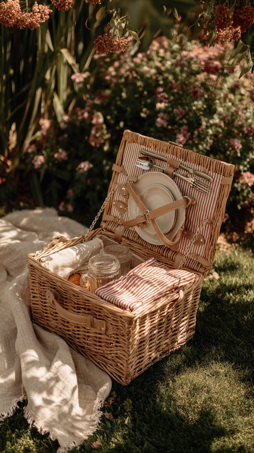 Boho Picnic Basket - Image 2
