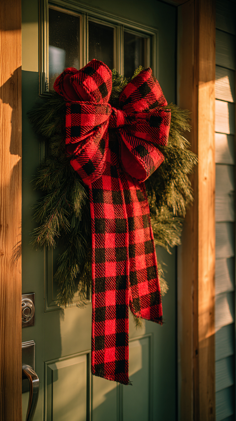 Buffalo Plaid Bow - Image 3