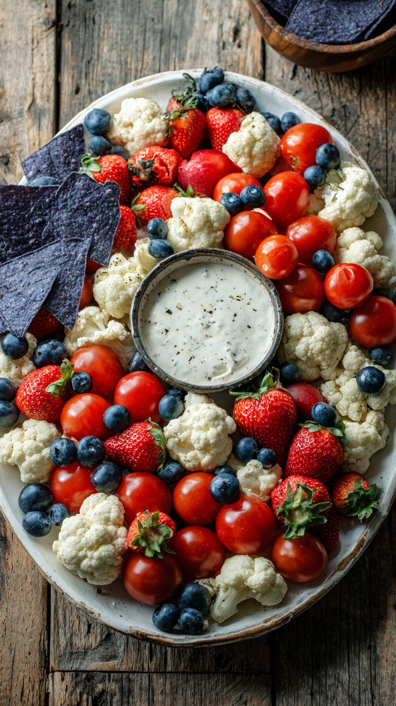 Build a Red, White, and Blue Snack Table - Image 1