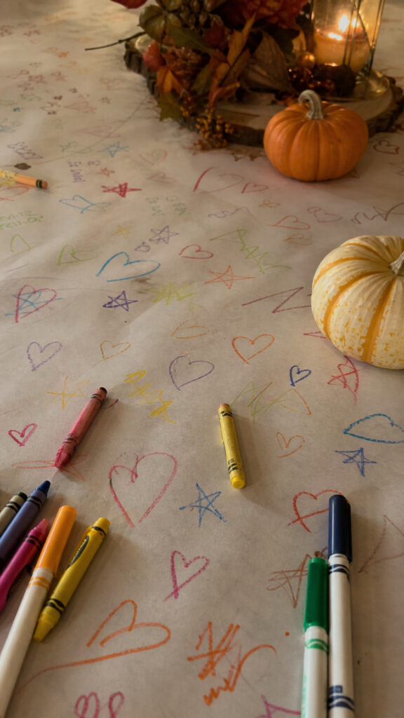 Creating a Gratitude Wall on Your Table