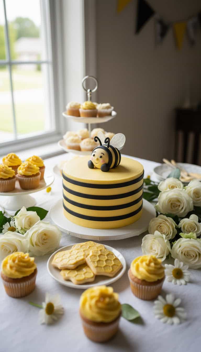 Cake and Treat Ideas Your Guests Will Buzz About