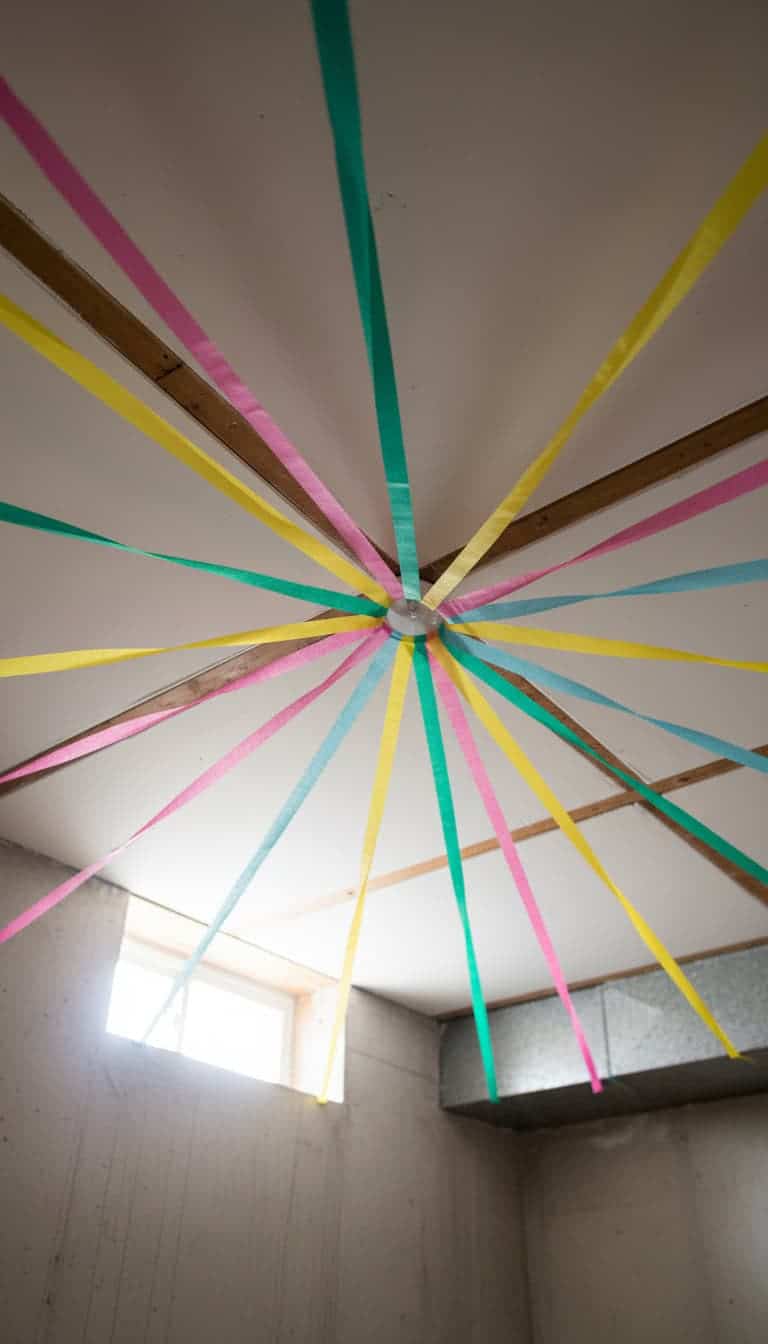 Ceilings Come Alive with Streamer Ideas
