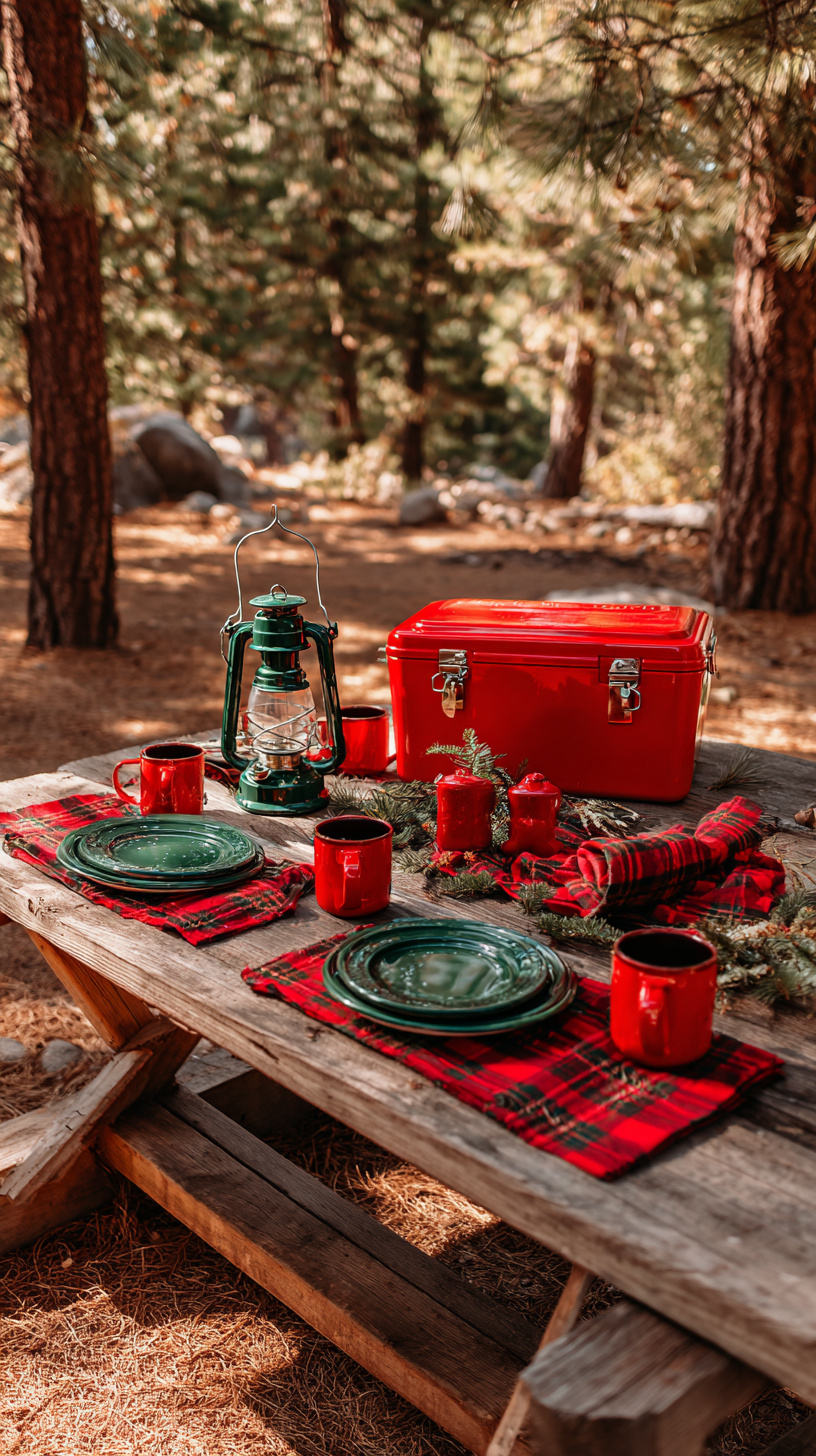 Choose a Fun Red and Green Theme That Still Feels Outdoorsy - Image 2