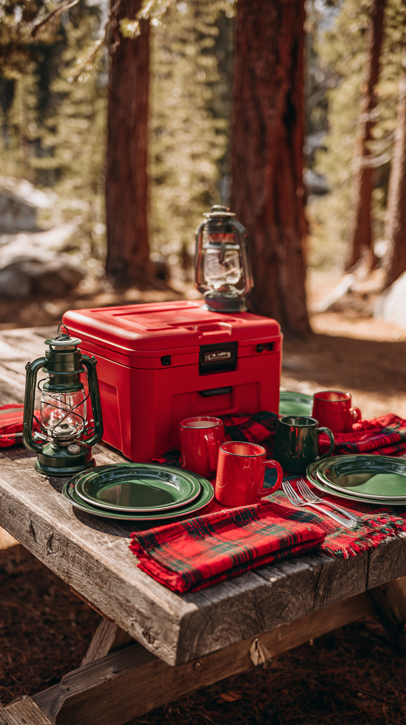 Choose a Fun Red and Green Theme That Still Feels Outdoorsy - Image 1