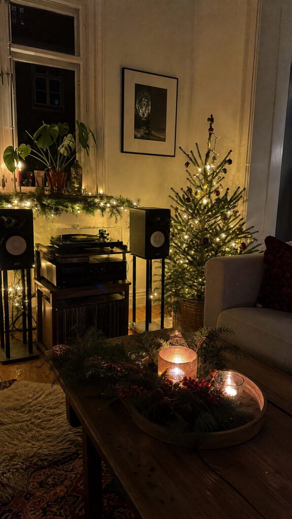 Add Holiday Music and Festive Decor