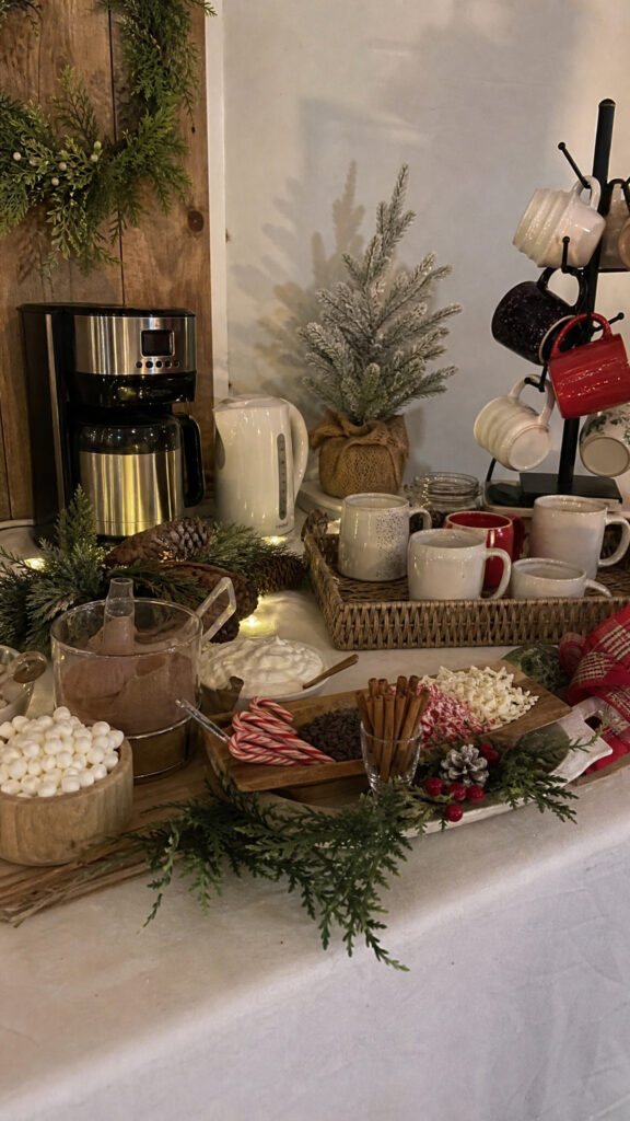 Create a Hot Chocolate and Coffee Bar