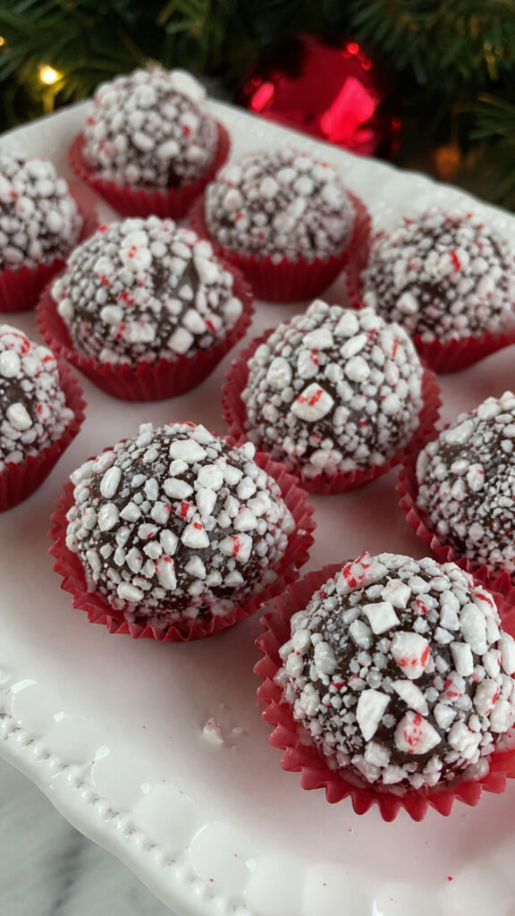 Peppermint Chocolate Truffles For Elegant Bites