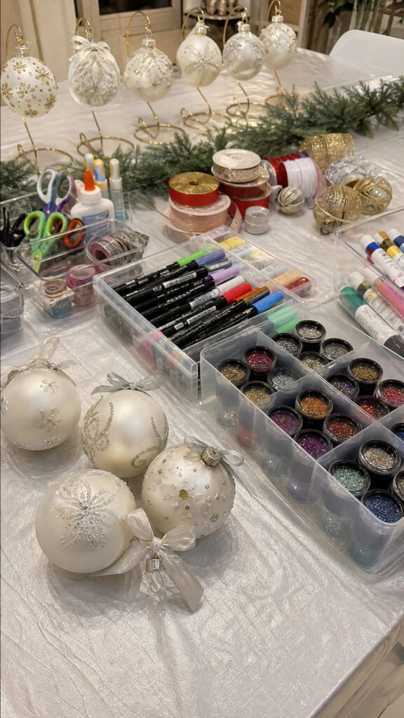 Design a Christmas Craft Station