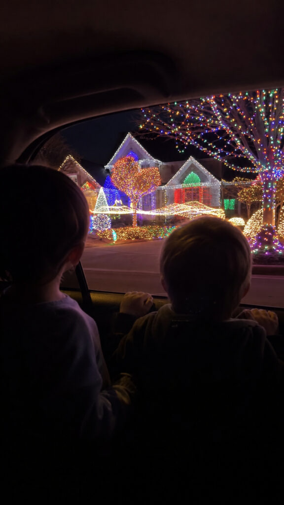 End with a Christmas Light Tour