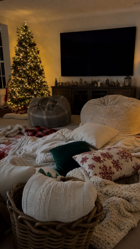 Set Up a Christmas Movie Marathon Corner