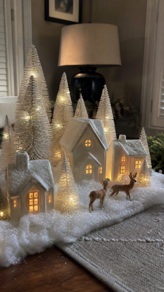Frosted Winter Wonderland Scene