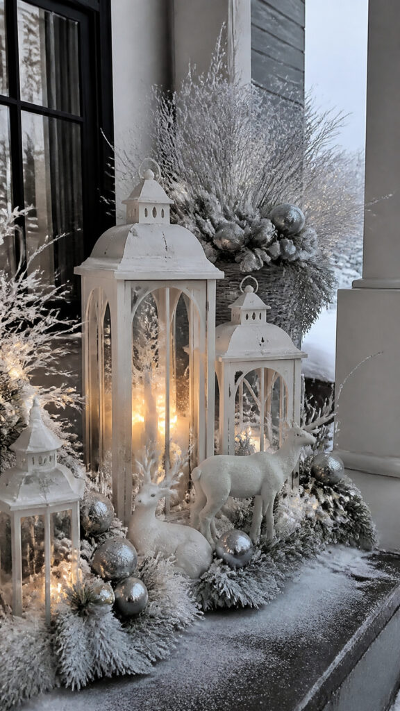 Snowy Winter Wonderland Lanterns