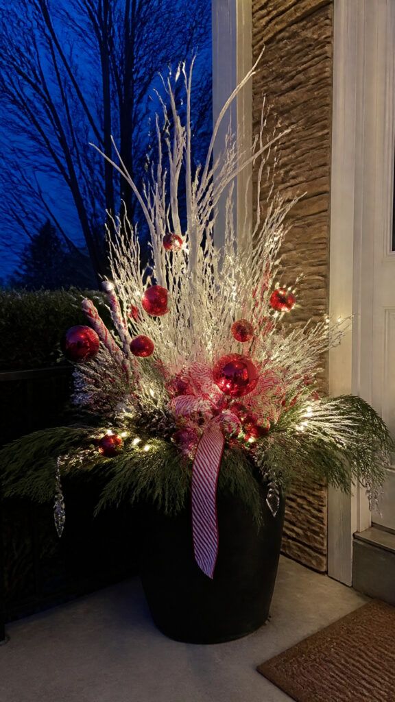 Colorful and Whimsical Holiday Container Displays