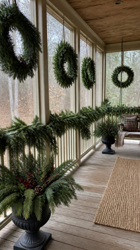 Incorporate Natural Greenery and Wreaths