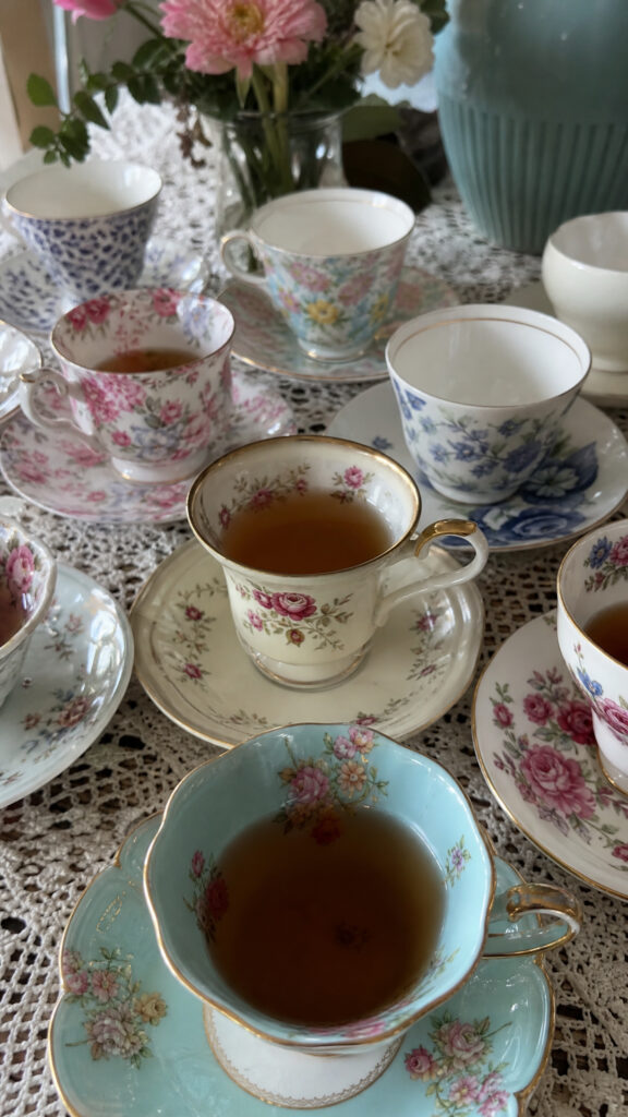 Use Vintage China and Teacups for Charm