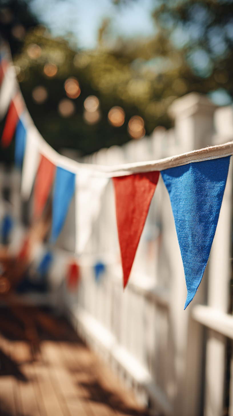 Classic Red, White, and Blue Banner Designs - Image 1