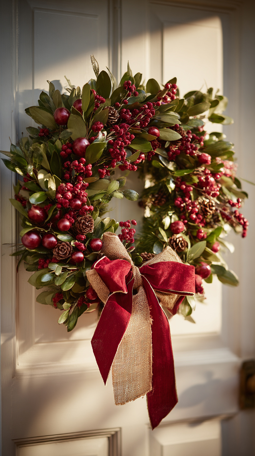 Classic Red Wreath - Image 2