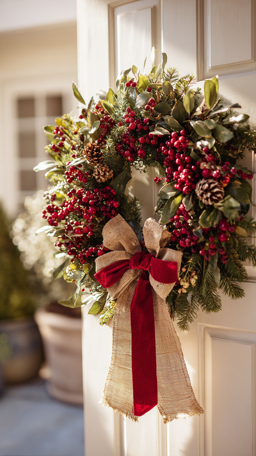 Classic Red Wreath - Image 3