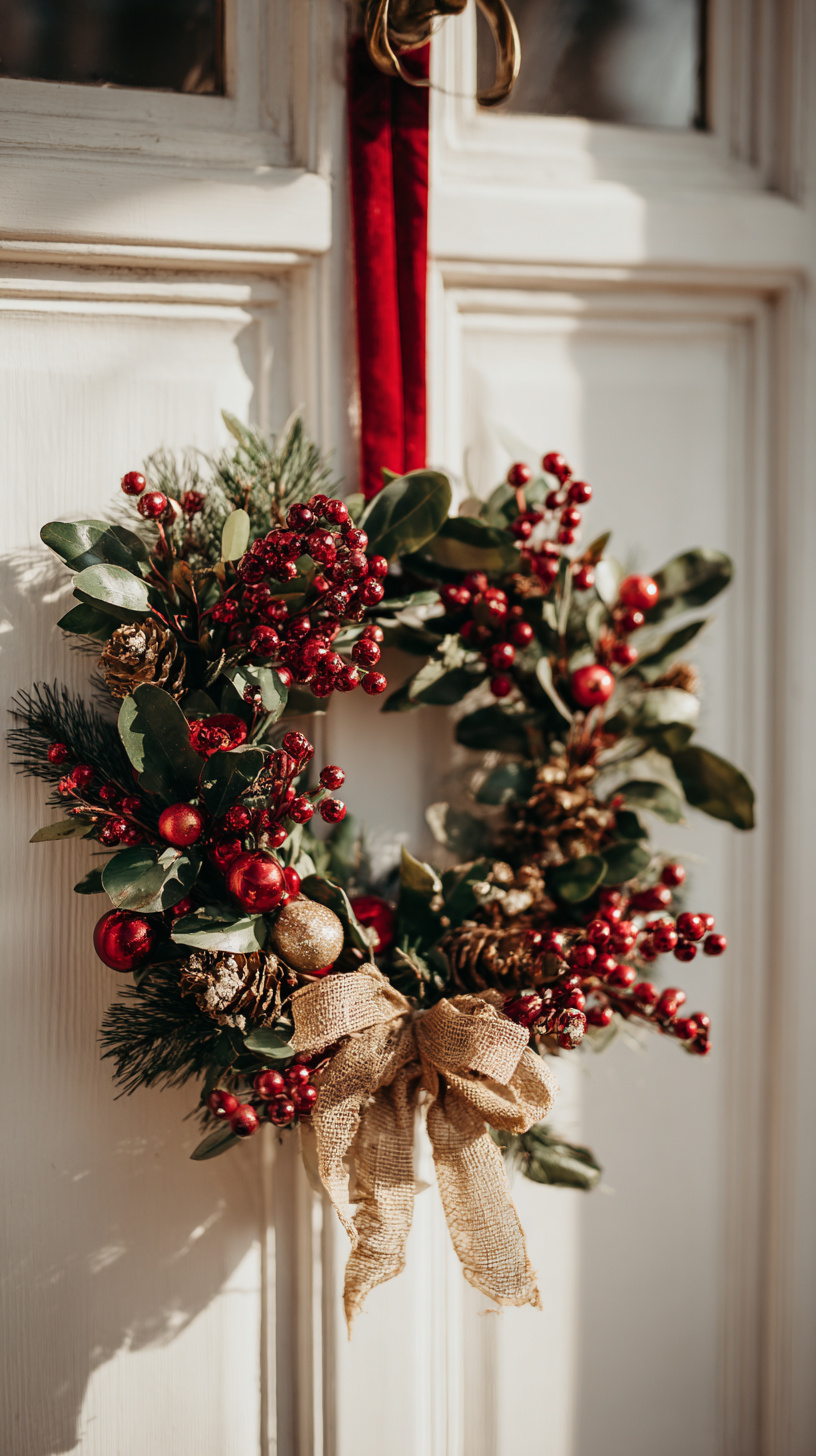 Classic Red Wreath - Image 4