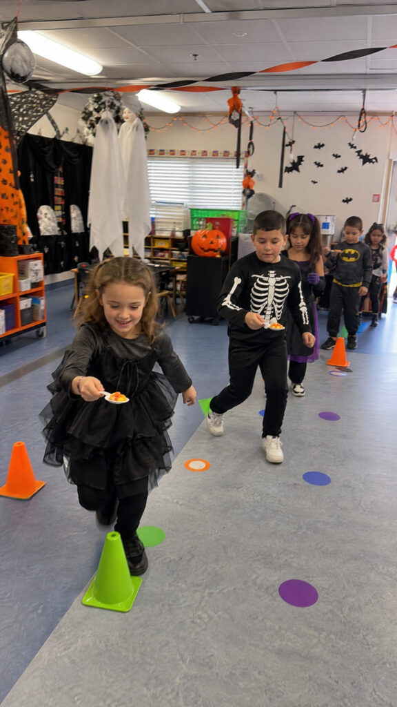 Candy Corn Relay Race