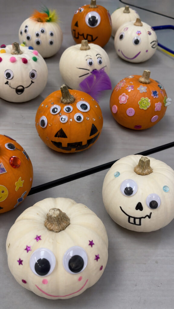 Decorate Mini Pumpkins